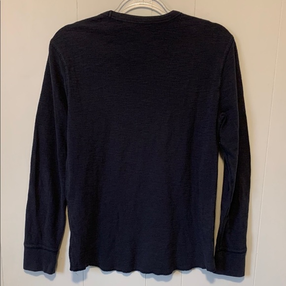 Gap Men's Navy Blue Long Sleeve Thermal Shirt. - Picture 2 of 5